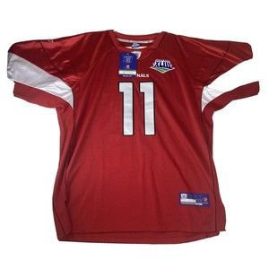 NFL Arizona Cardinals Larry Fitzgerald Mens Reebok Stitched Jersey- Sz 54 RARE